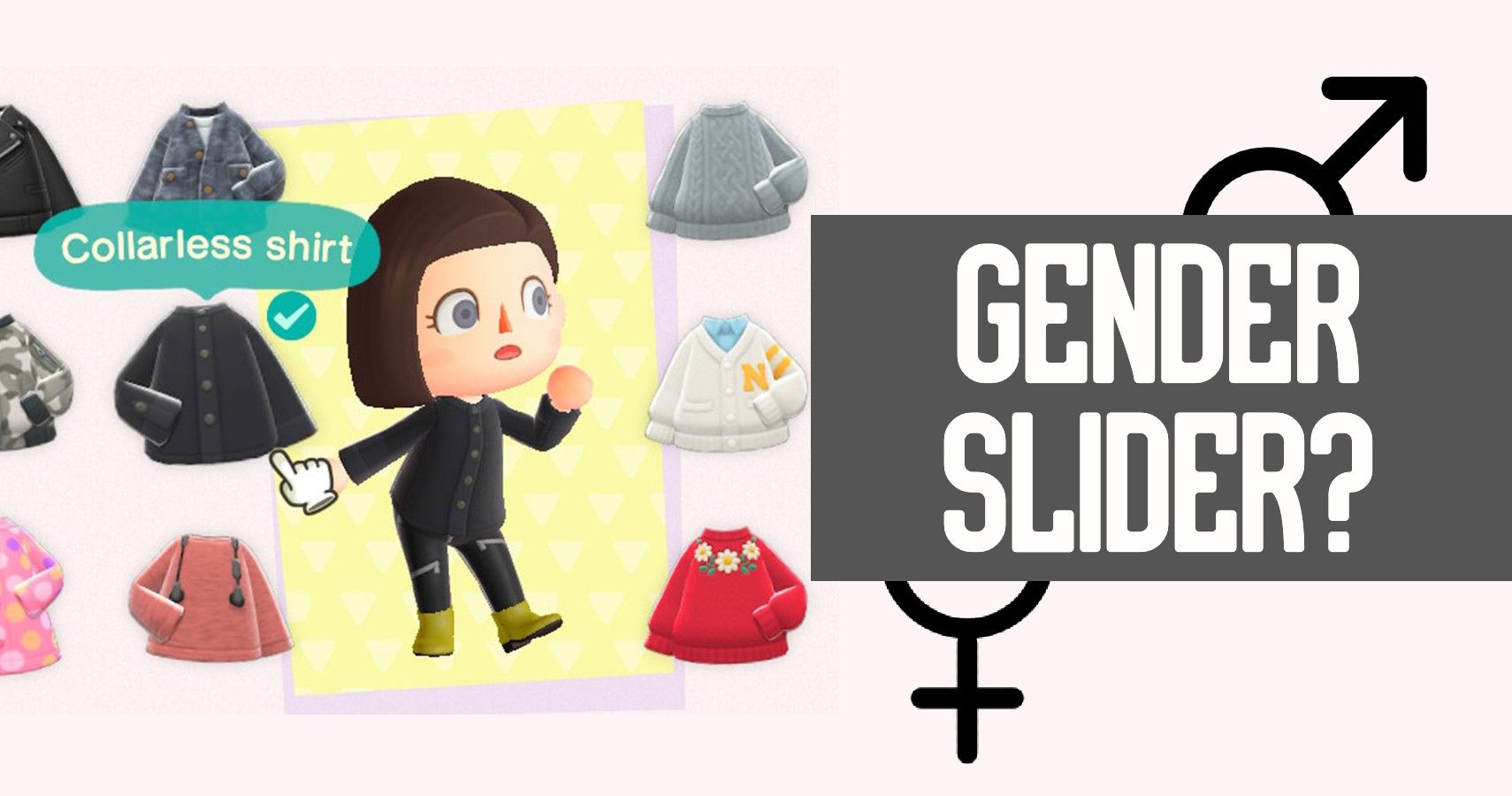 Animal Crossing: New Horizons Does Have A Secret Gender Slider