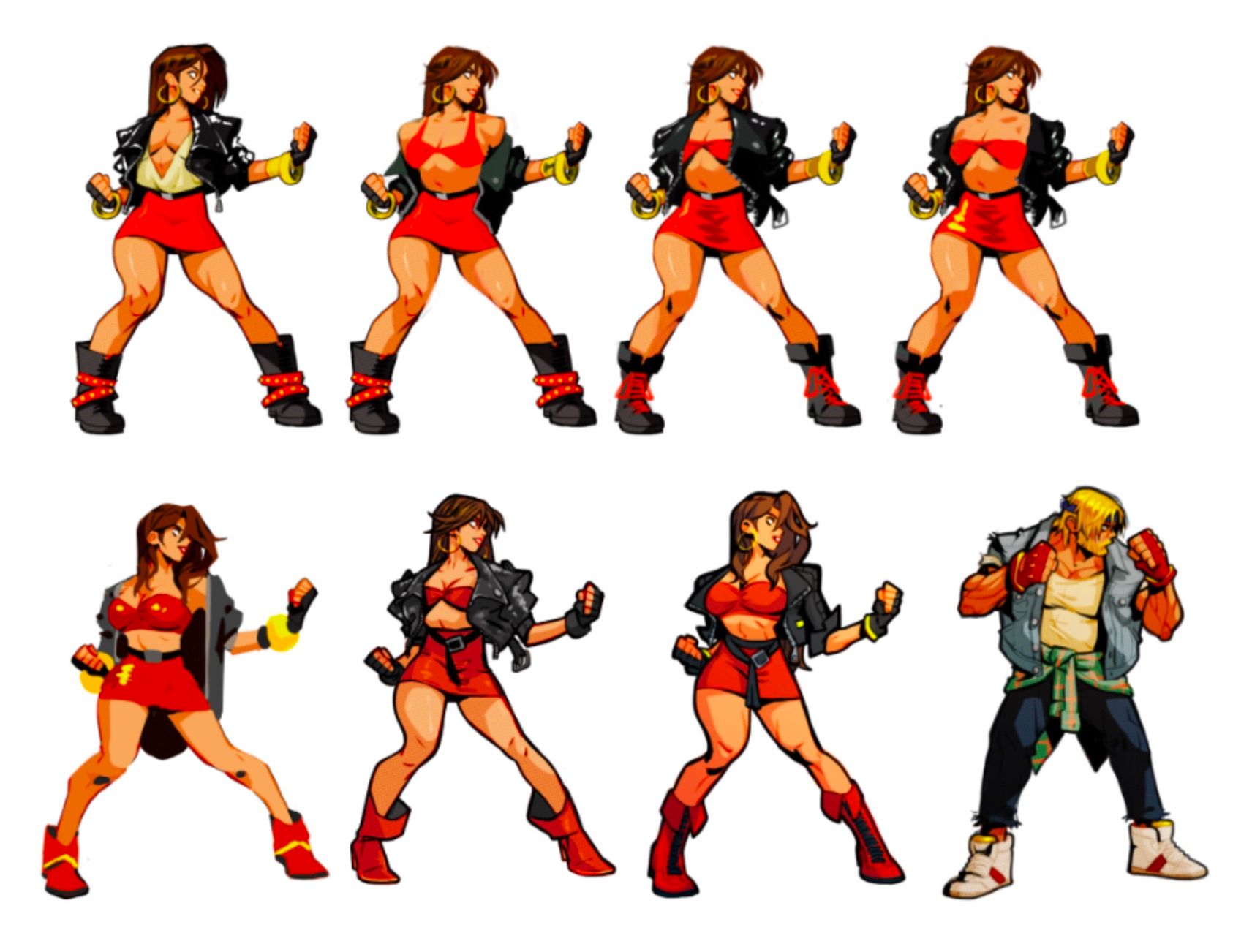 streets of rage 4 all characters