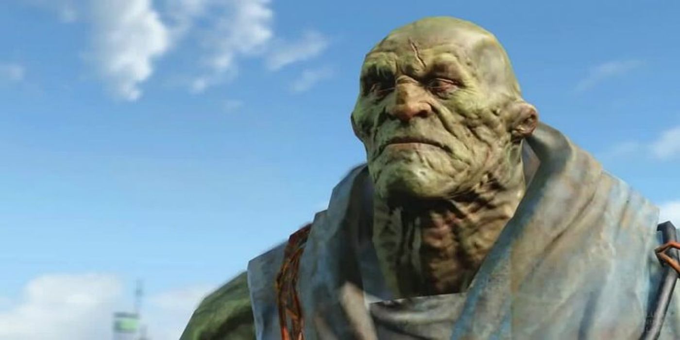 fallout 4 close up of super mutant strong