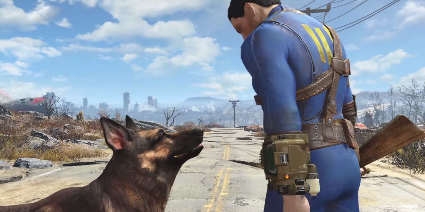 dogmeat and the sole survivor, fallout 4