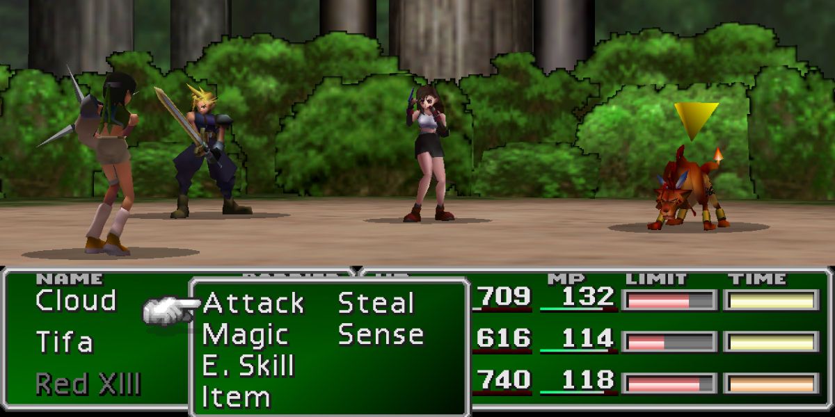 Final Fantasy VII Yuffie fight