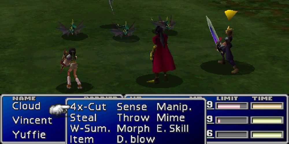 Final Fantasy VII original battle in world map