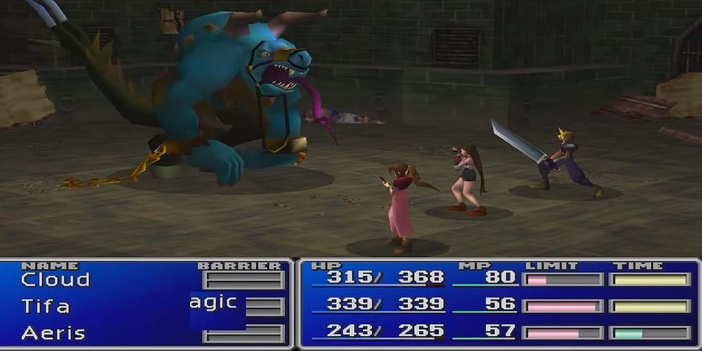 Final Fantasy VII original battle system