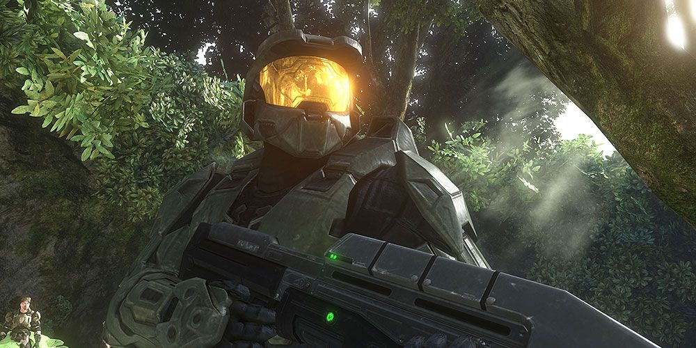 Master Chief in the opening of Halo 3