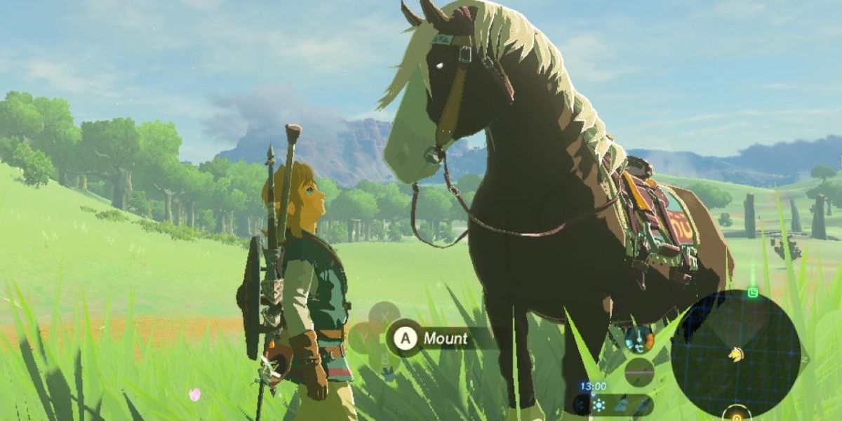 link and horse breath of the wild