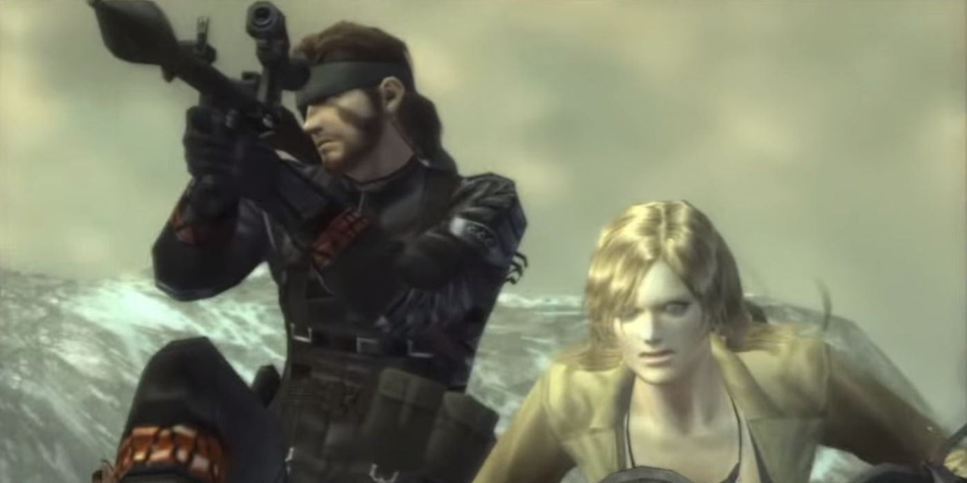 Metal Gear Solid 3 Naked Snake and Eva During Shagohod Battle