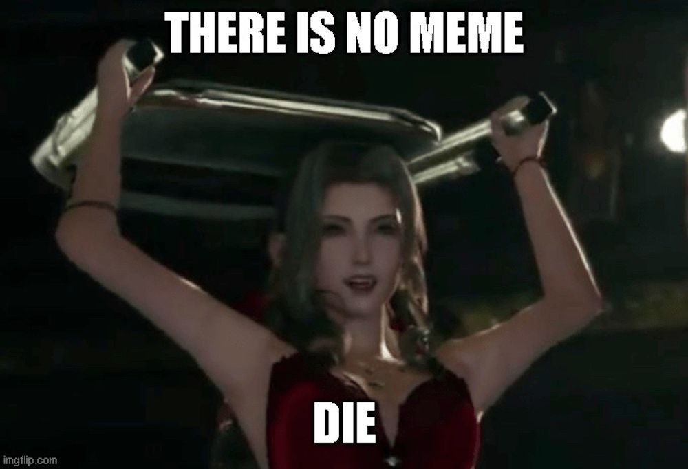 Final Fantasy 7 Remake (PS4) 10 Hilarious Aerith Gainsborough Memes That Will Make You Cry Laughing