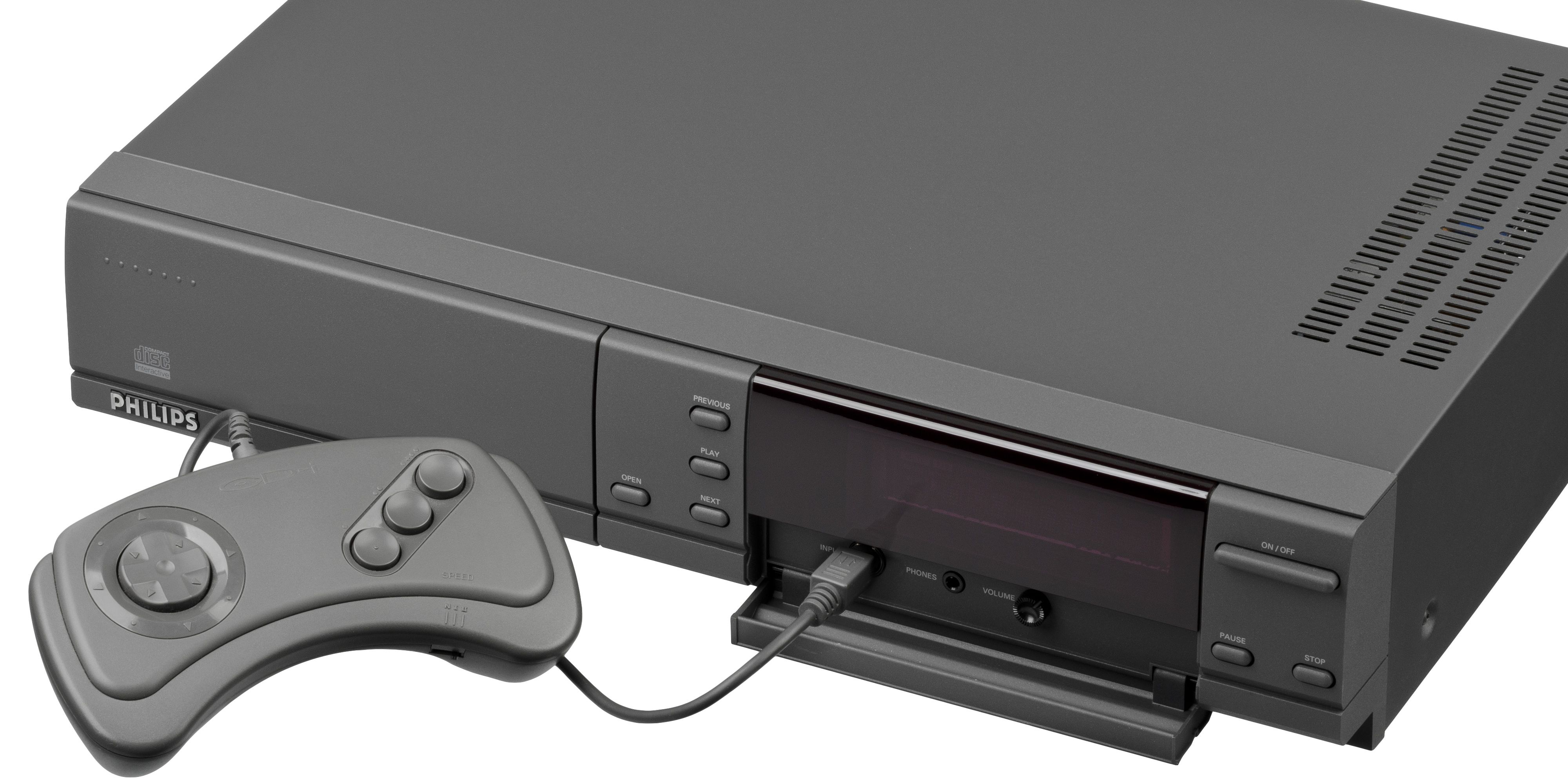 Image of the Philips CD-i and controller.