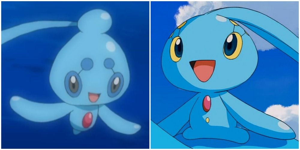 Phione and Manaphy side by side