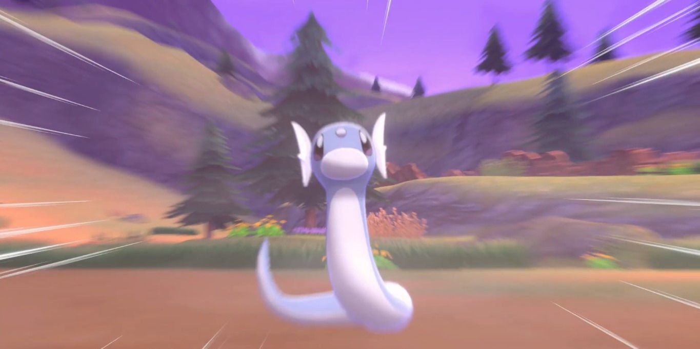 Pokemon Sword and Shield Wild Dratini Encounter