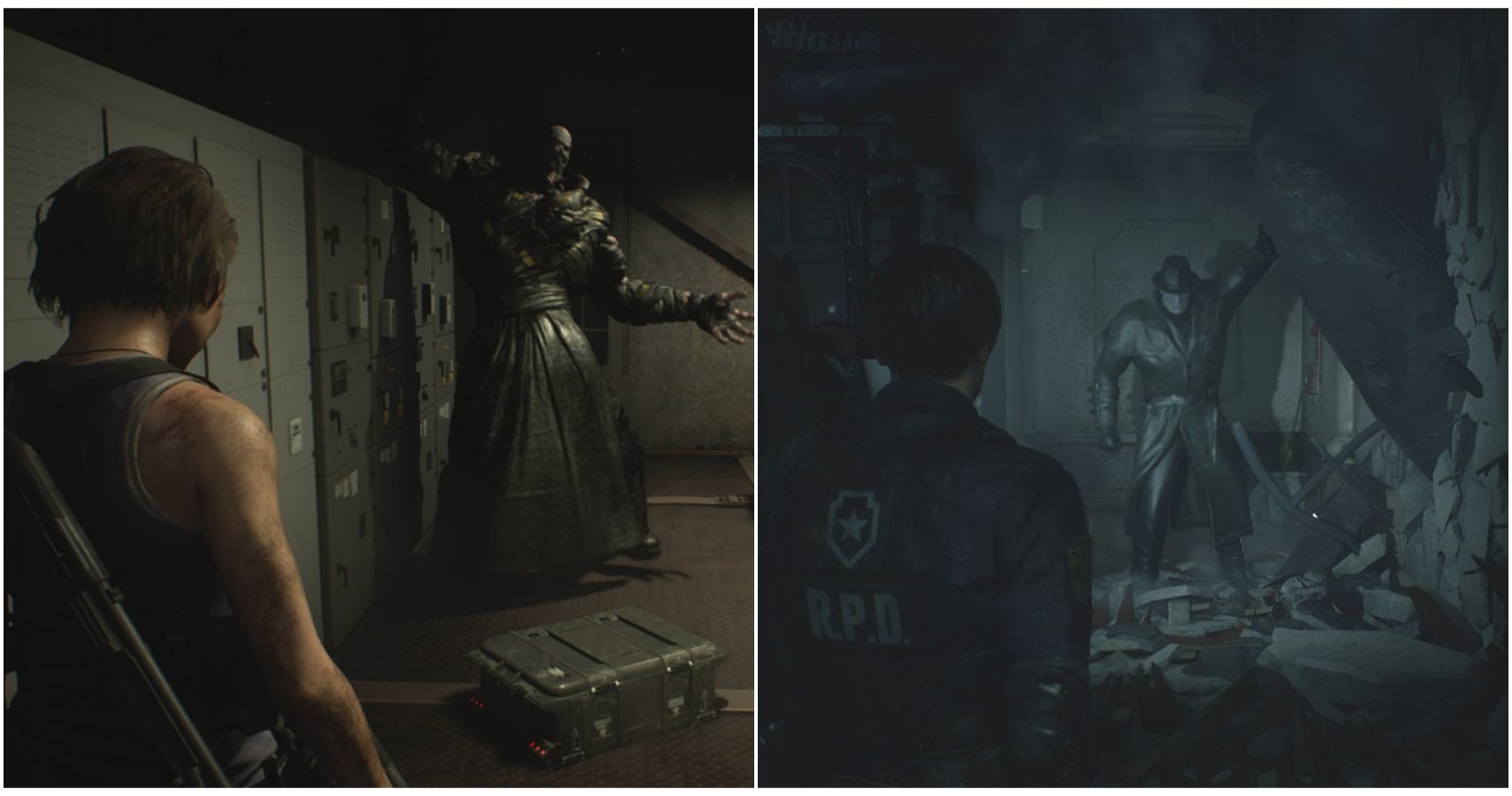 Playing RE2, Mr. X is the worst part of this game.