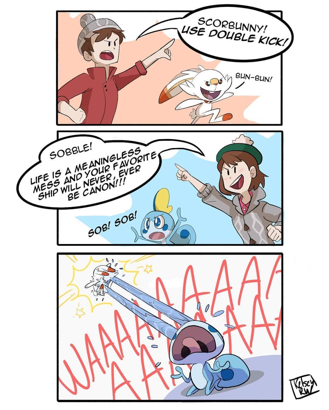 Pokémon Sword and Shield fan comic by kelseywooley