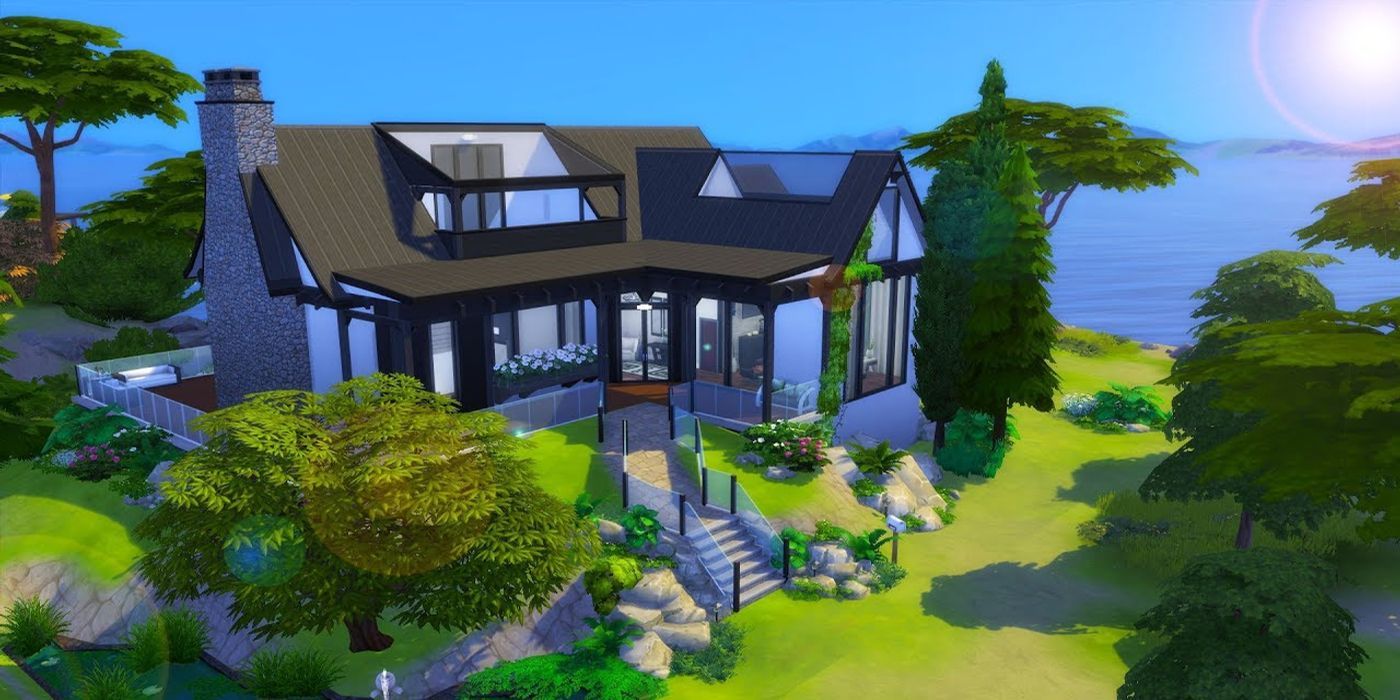 The Sims 4: 10 Crazy Builds That Use The Terrain Tool