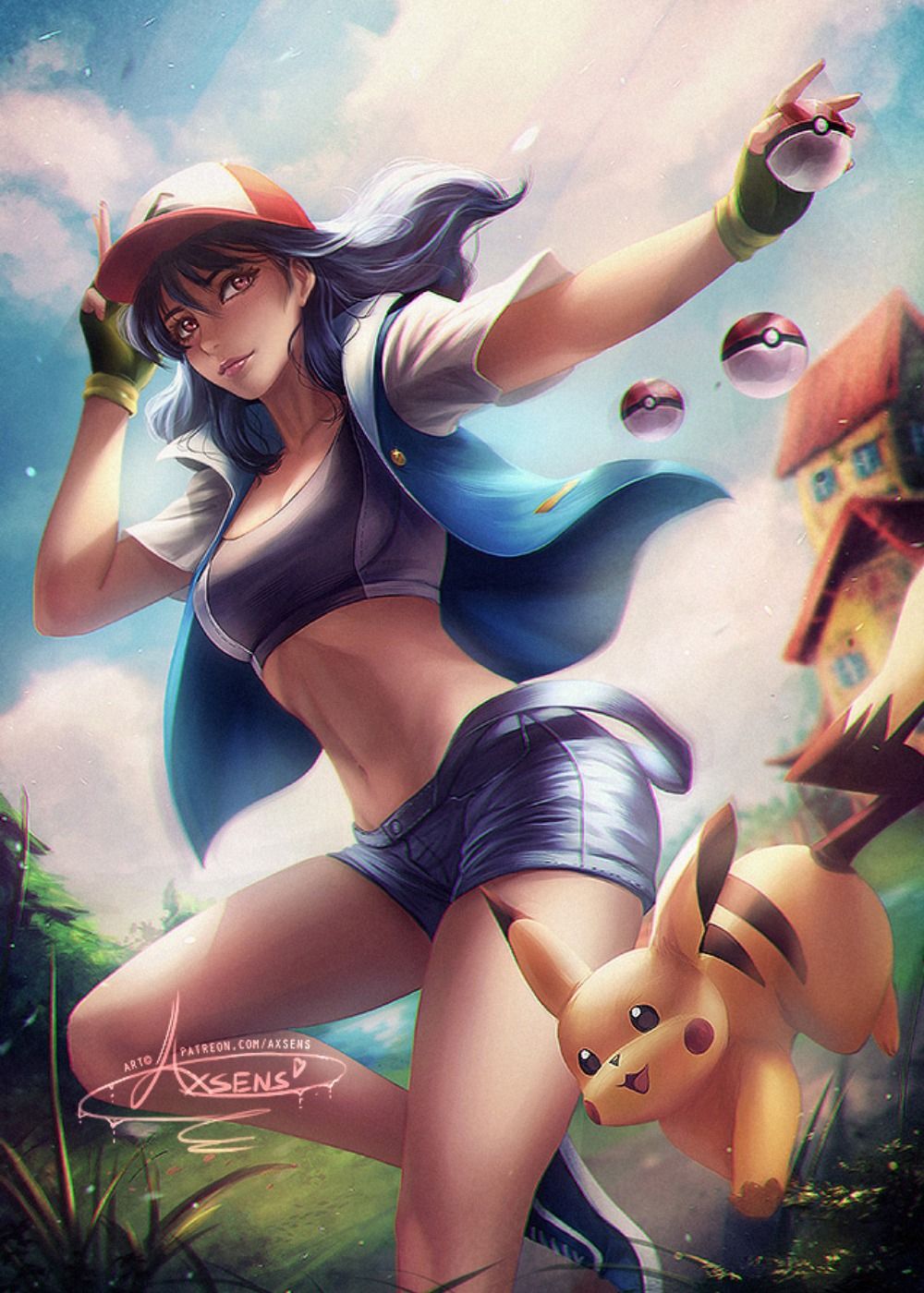 Pokémon: 10 Beautiful Pieces Of Ash Ketchum Fan Art