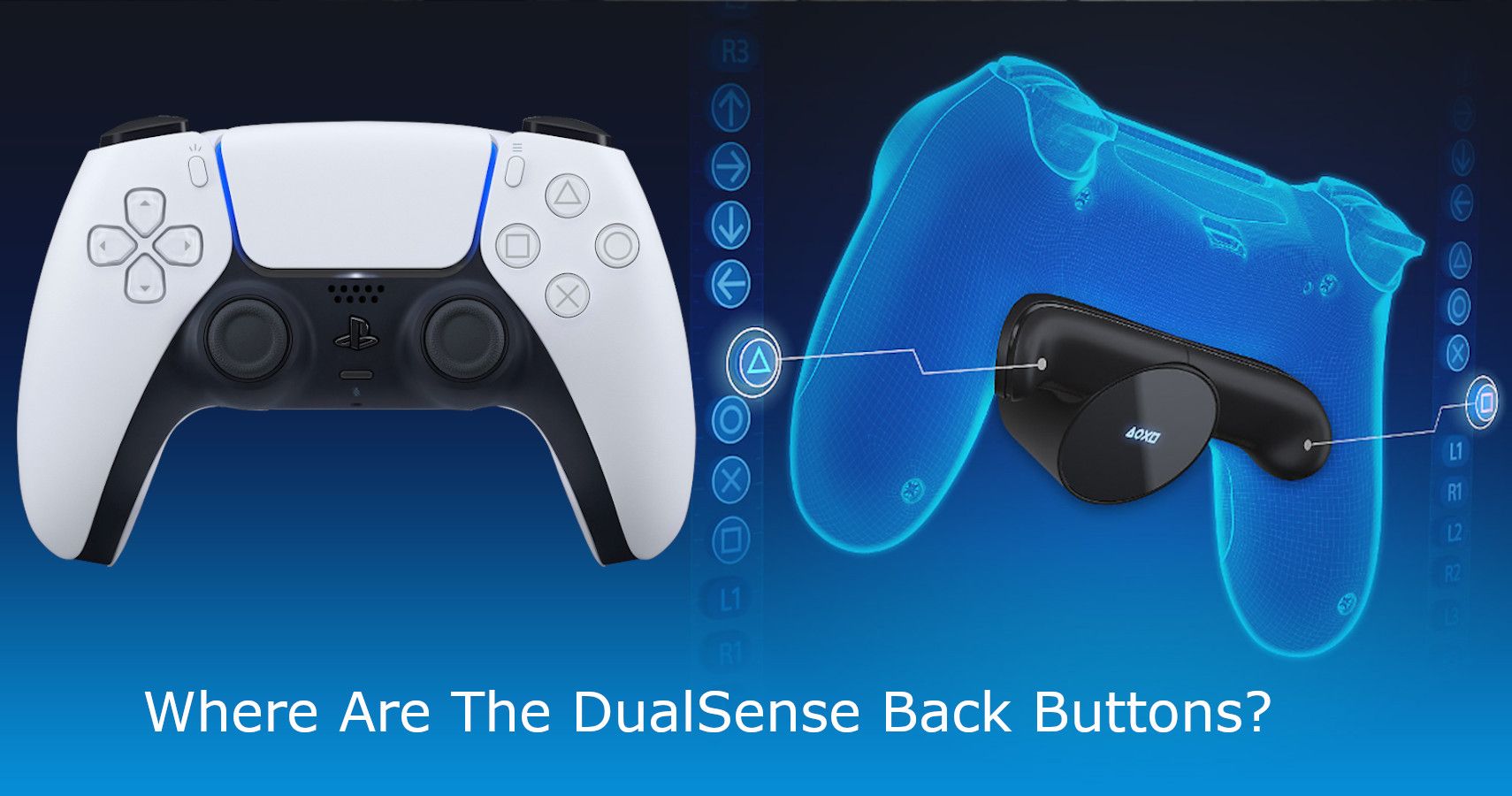 How to remove back buttons on the DualSense Edge