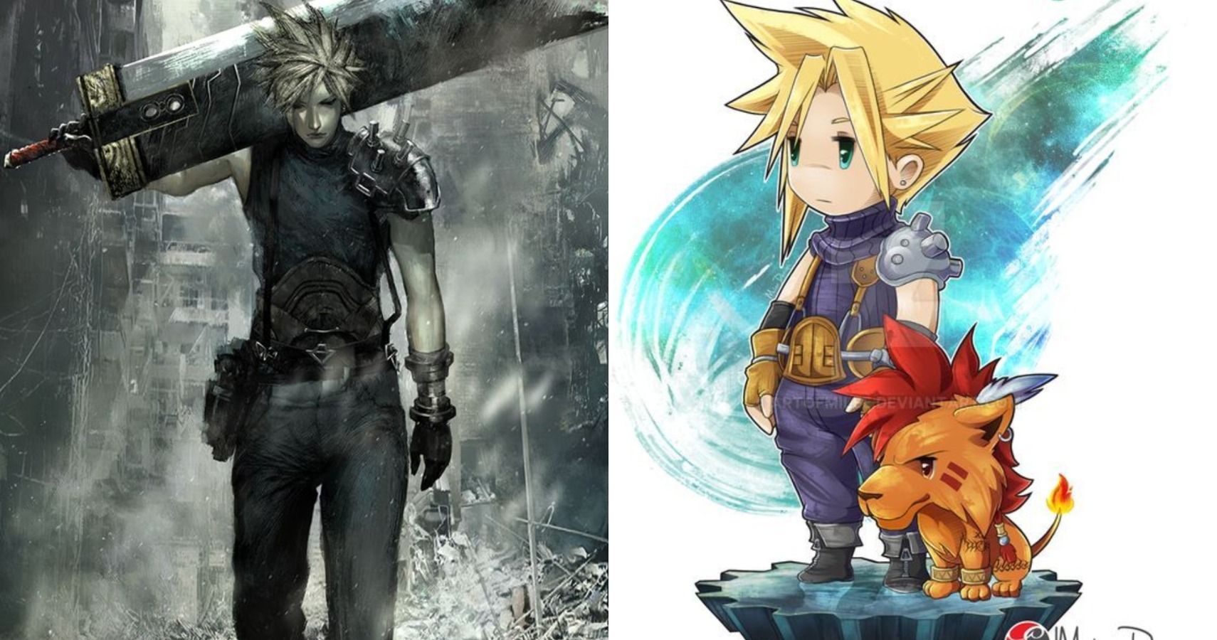 Final Fantasy 7: 10 Cloud Fan Art That Remind Us How Handsome He Is