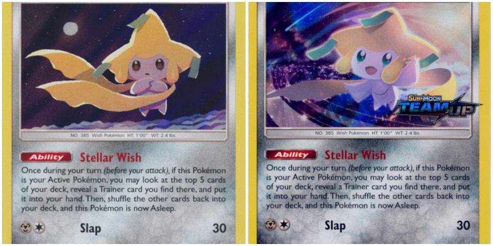 jirachi cards from team up set