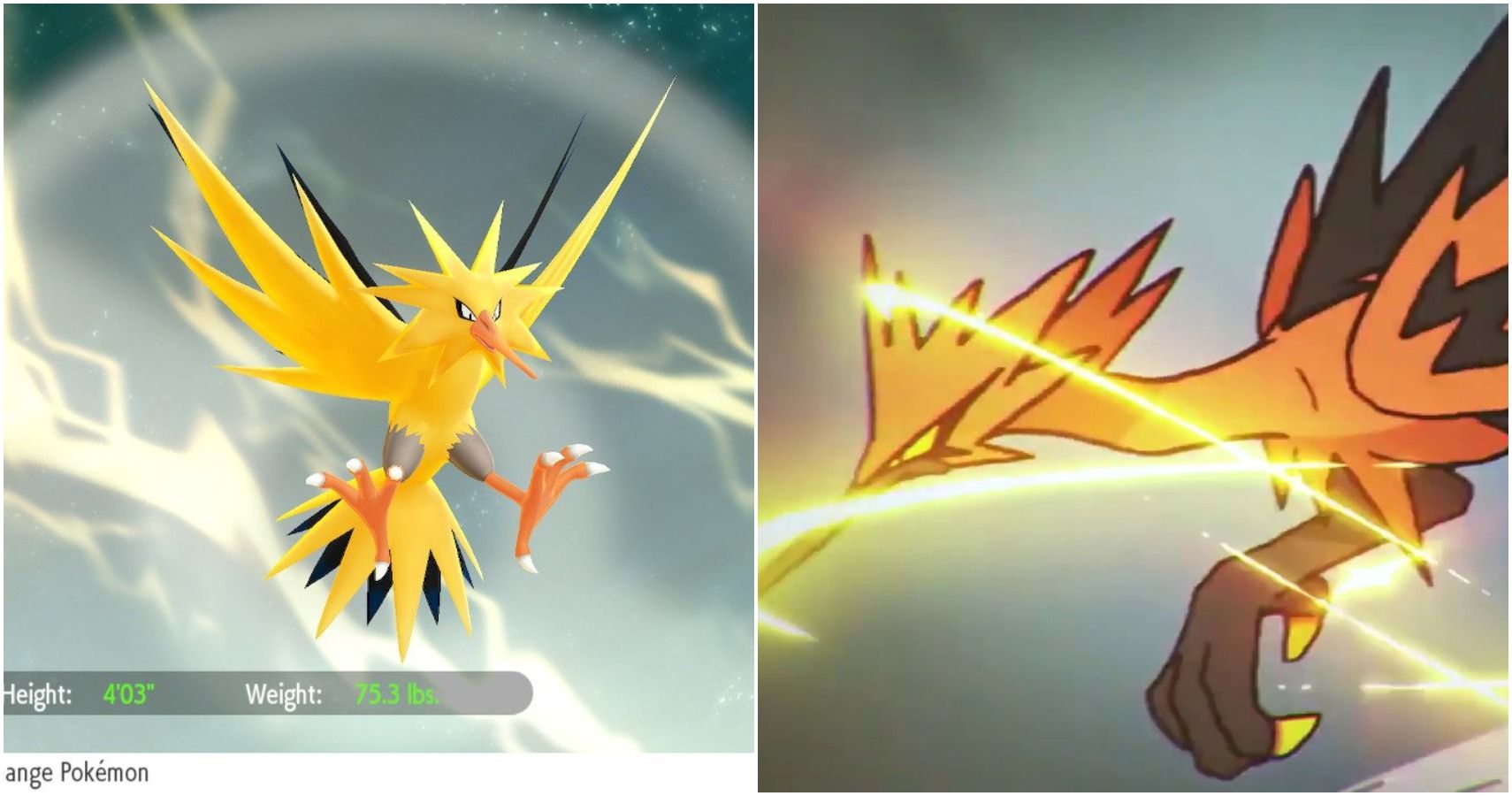 Pokemon GO: Shiny Zapdos Is Almost Identical To Regular Zapdos