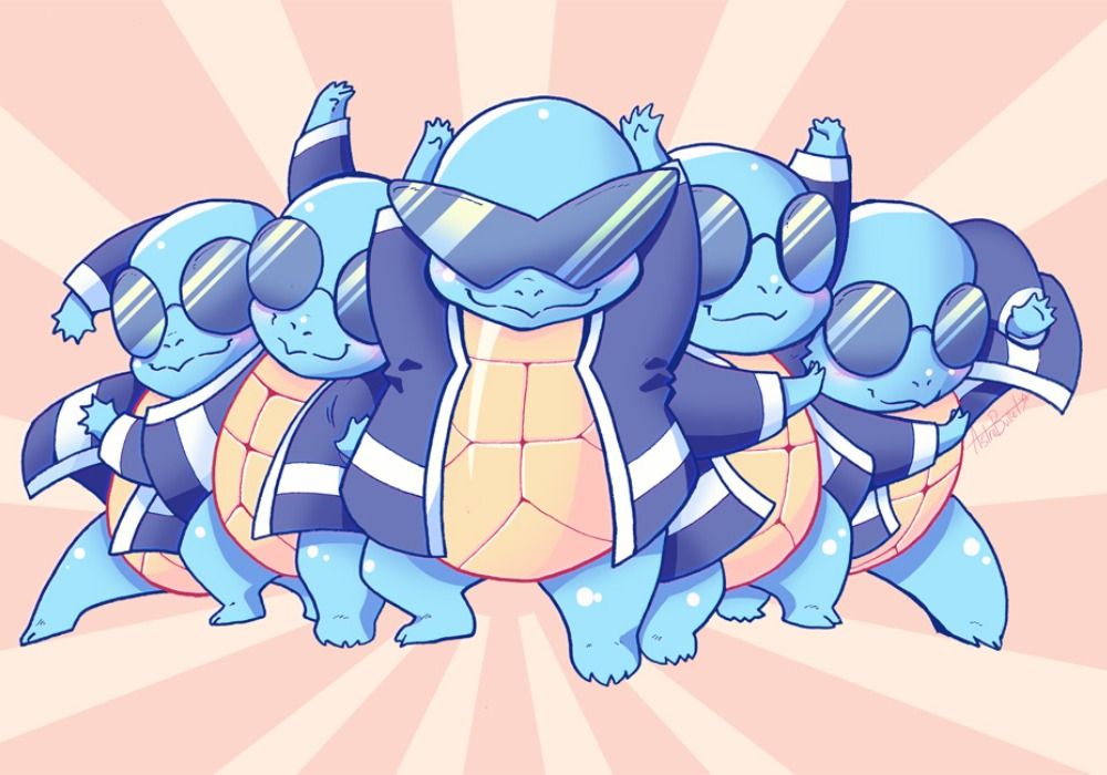 Pokémon: 10 Amazing Works Of Squirtle Squad Fan Art You Have To See