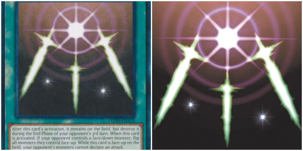 Swords of Revealing Light Yu Gi Oh card art