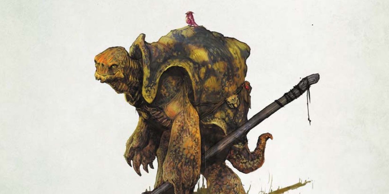 Portrait of a Tortle in D&D