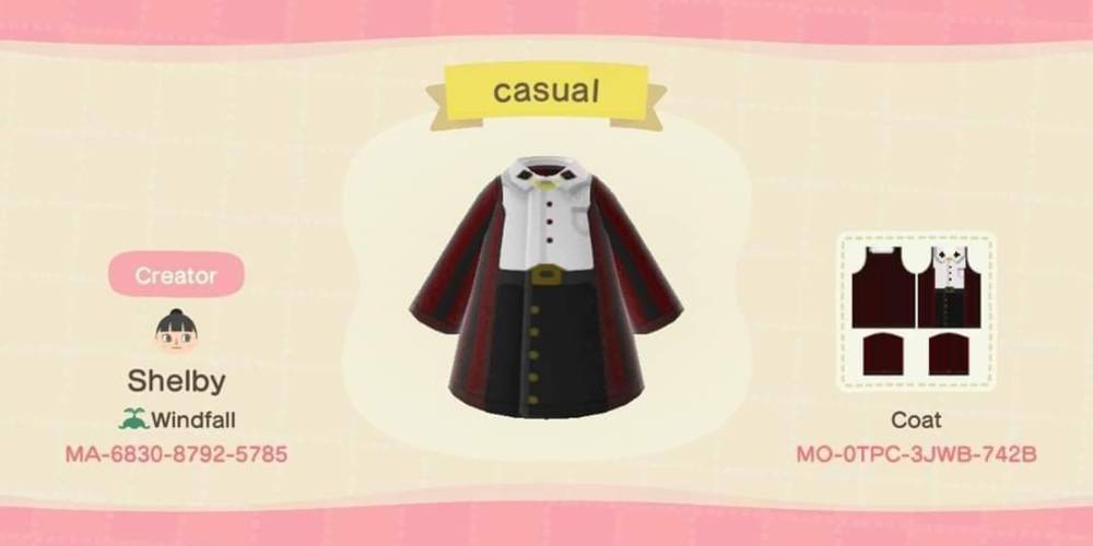 Gothic Custom Design Outfits For Animal Crossing New Horizons