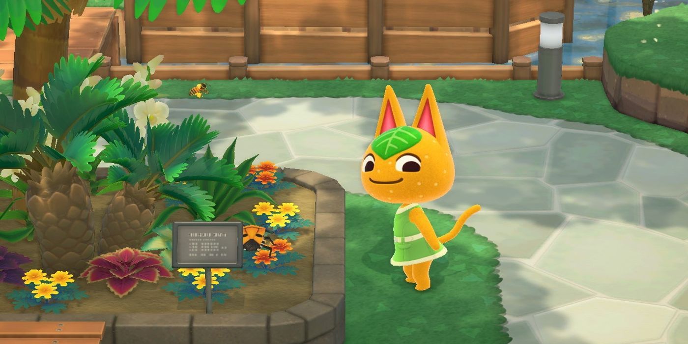 Tangy in the museum in Animal Crossing New Horizons.