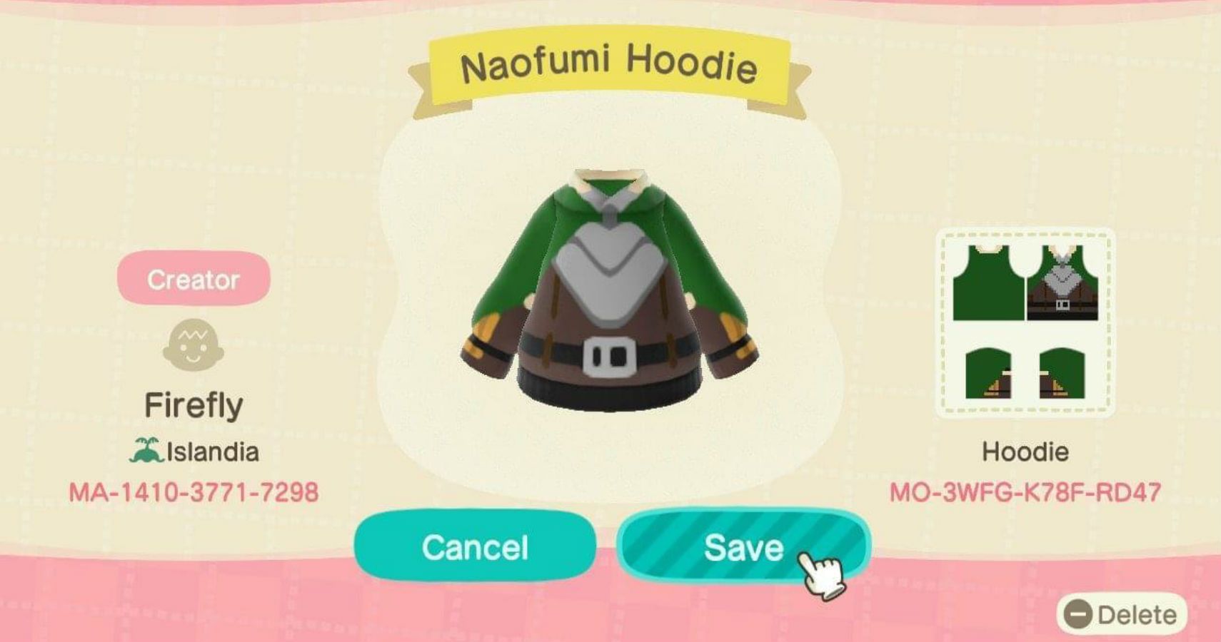 Animal Crossing: New Horizons - Codes For My Hero Academia Outfits