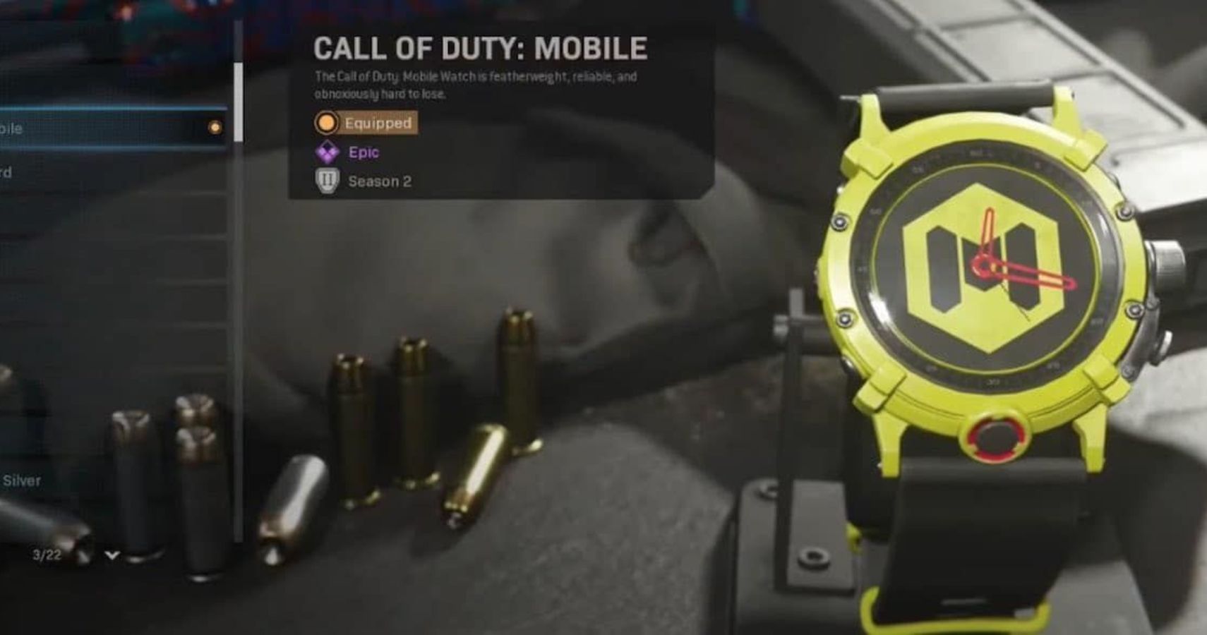 Get a Call of Duty®: Mobile themed in-game watch for Call of Duty