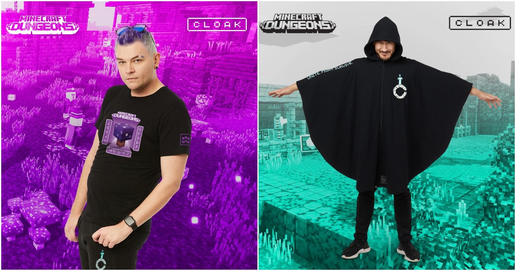 Grab A Minecraft Dungeons Hoodie From Markiplier And Jacksepticeye S Fashion Brand Cloak