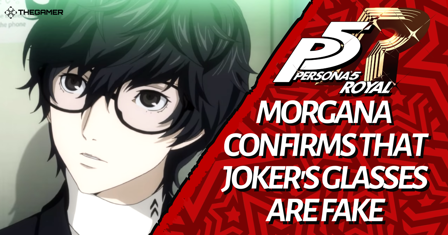 Persona 5 Royal Morgana Confirms That Joker S Glasses Are Fake