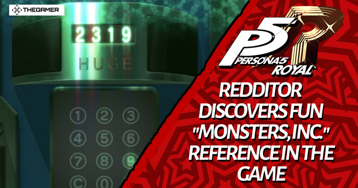 Persona 5 Royal Redditor Discovers Fun Monsters Inc Reference In The Game