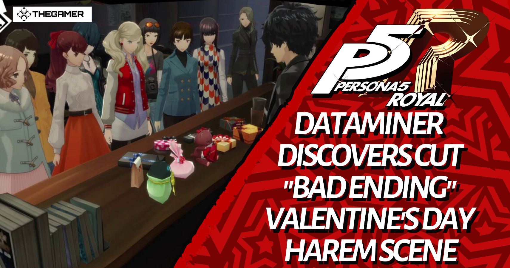 Persona 5 Royal Dataminer Discovers Unused Bad Ending Valentine S Day Harem Scene