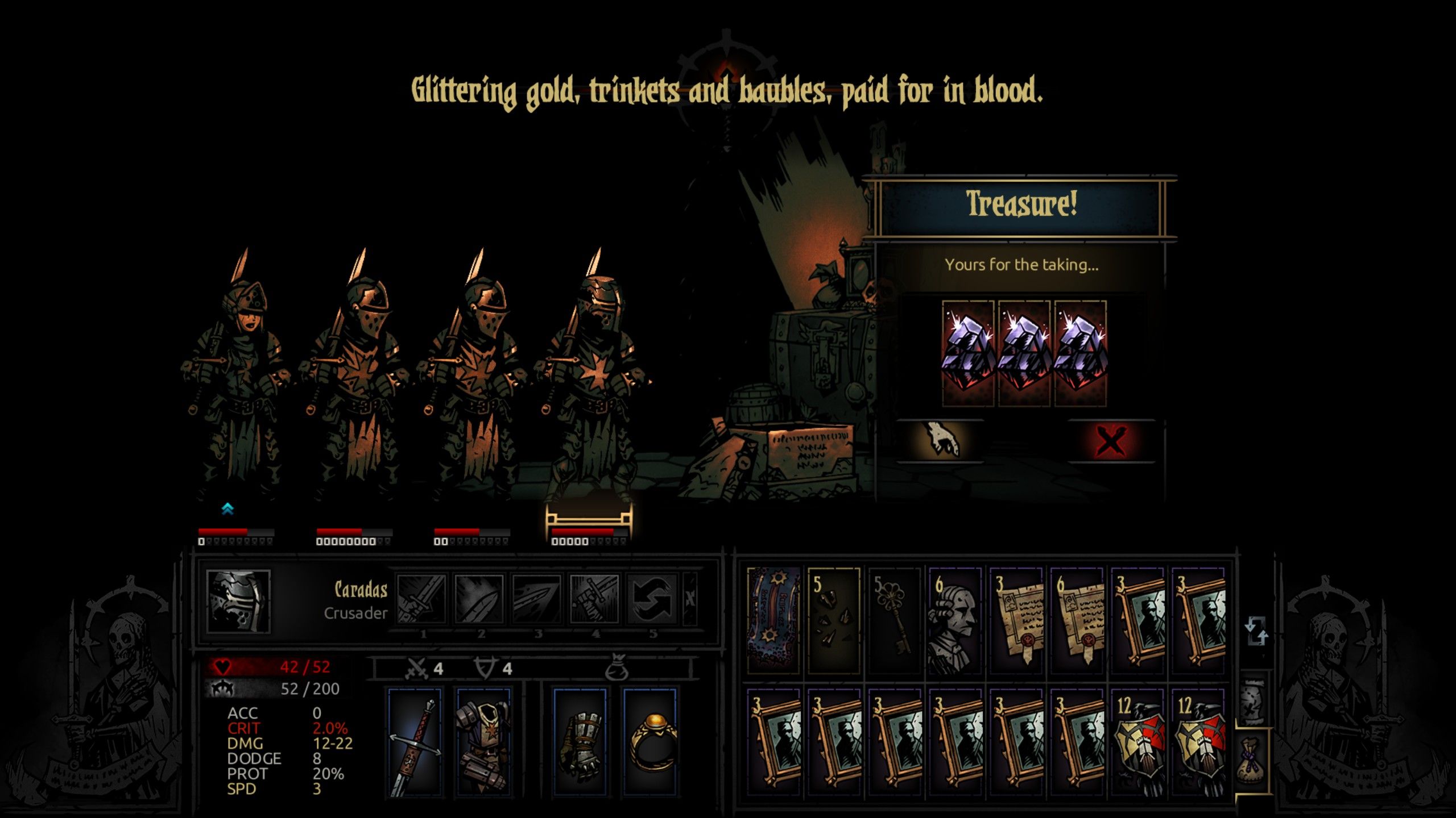 darkest dungeon increase inventory size