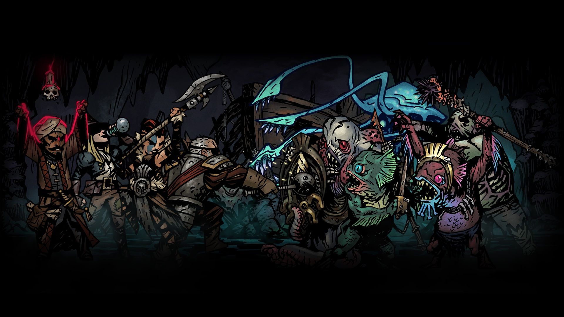 Dungeon load. Darkest Dungeon 3. Darkest Dungeon рыболюди. Darkest Dungeon 2. Darkest Dungeon 2 монстры.