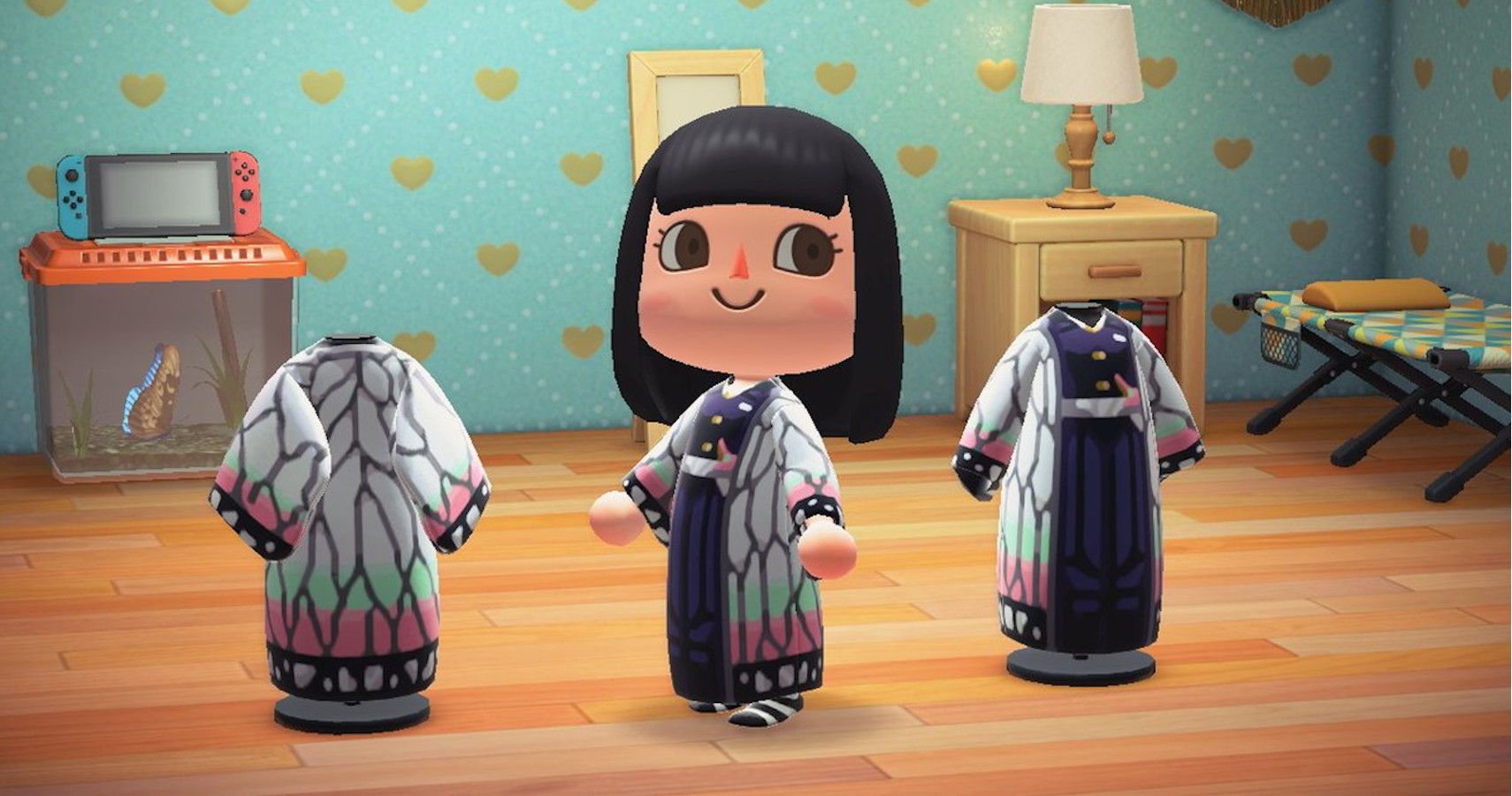 Demon Slayer --- Tanjiro Kamado (+ Creator's Code) Robe Pro Design Code -  Animal Crossing New Horizon