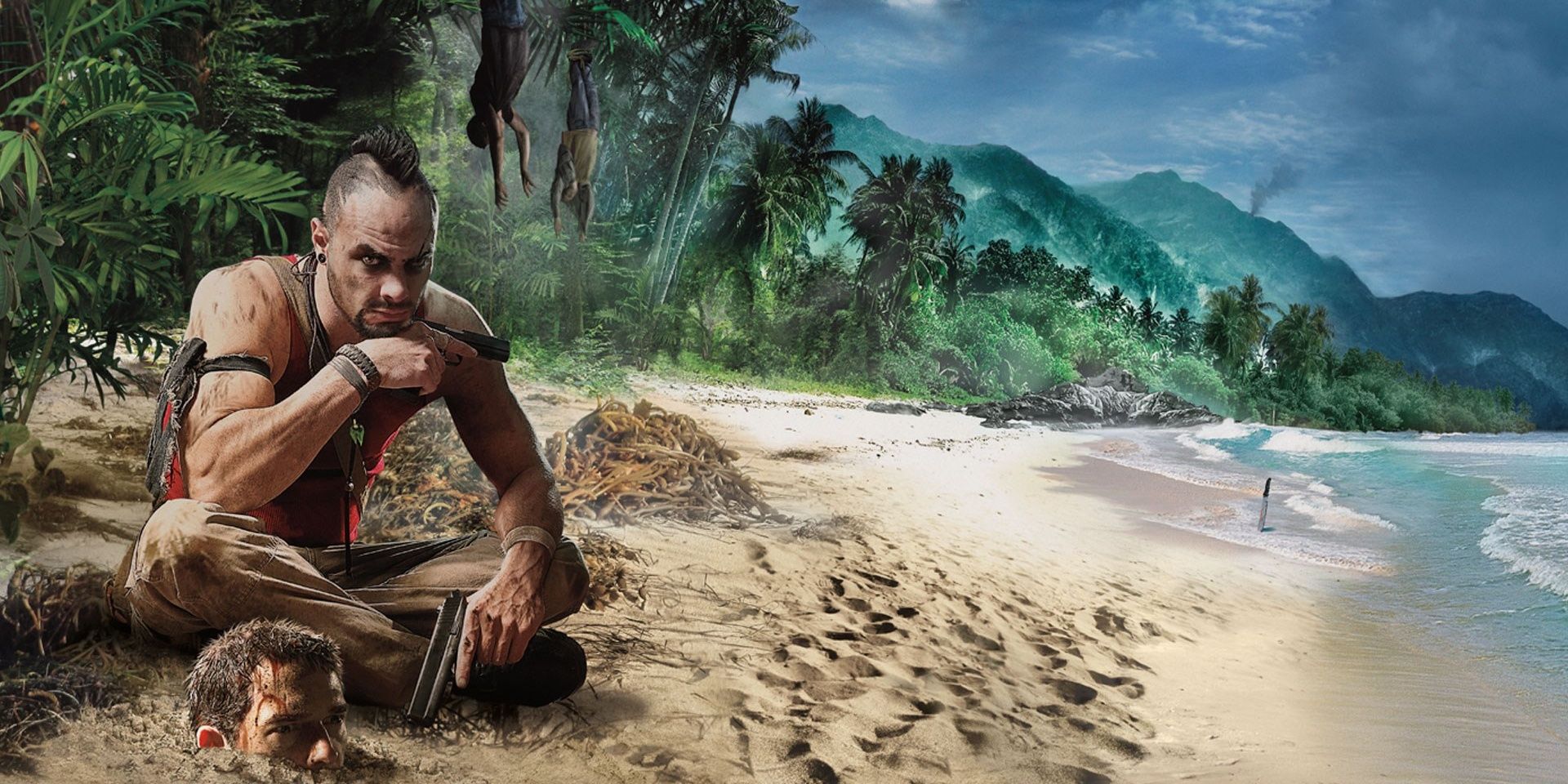 Far Cry 3 Vaas On Beach Promo Image
