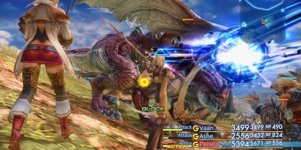 Final Fantasy XII combat gameplay penelo Ashe Vaan
