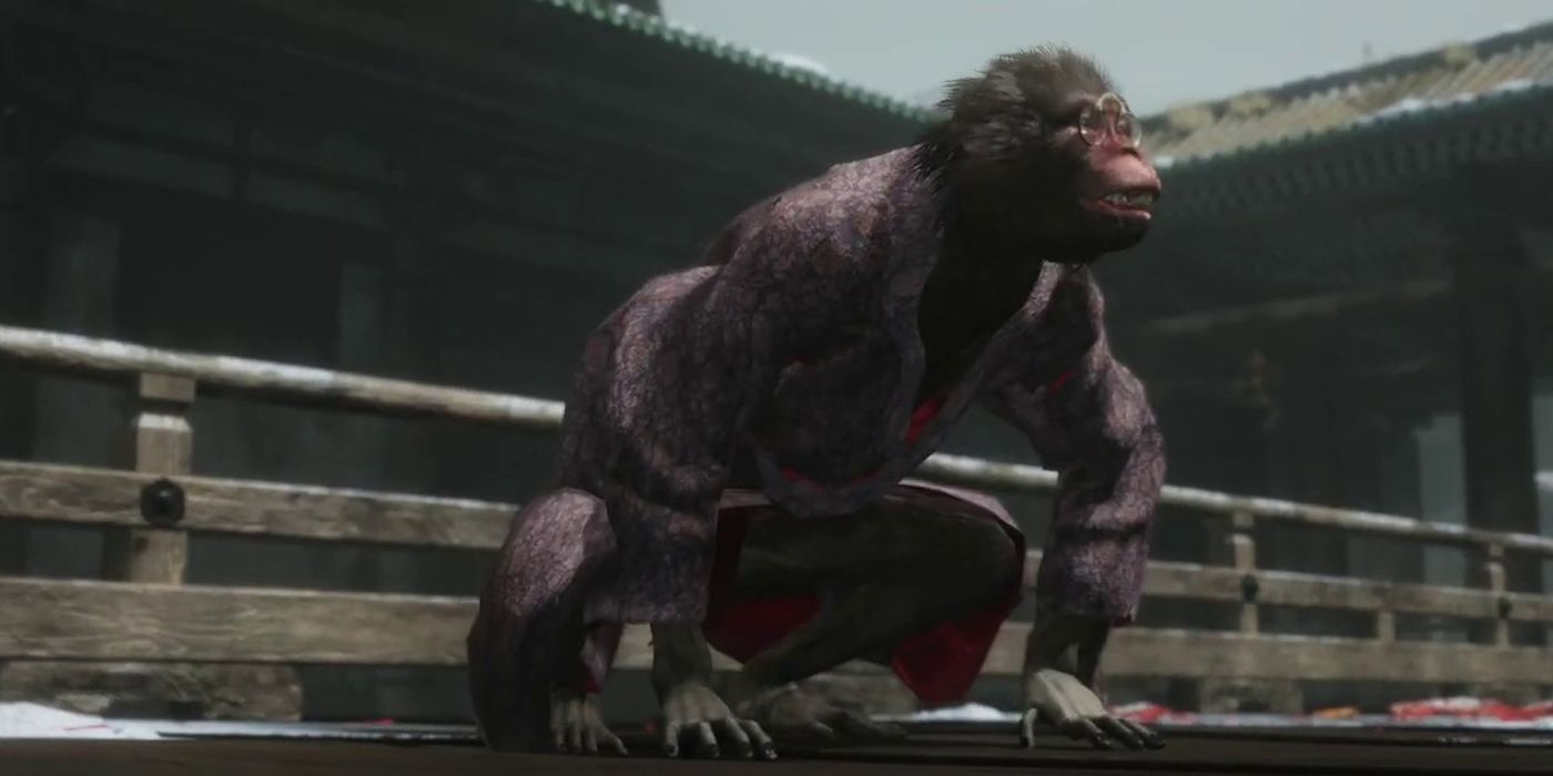 Sekiro Shadows Die Twice: What One Of The Four Folding Screen Monkeys Actually Looks Like