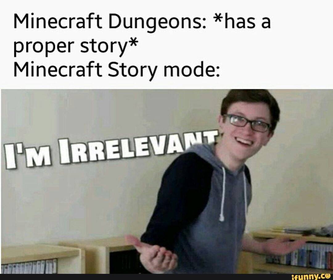 Minecraft Dungeons 10 Hilarious Memes Only True Fans Understand Minecraft Dungeons 10 Hilarious Memes Only True Fans Understand