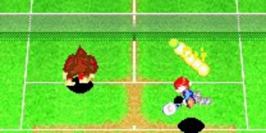 The visually impressive Mario Tennis: Power Tour for the Game Boy Advance