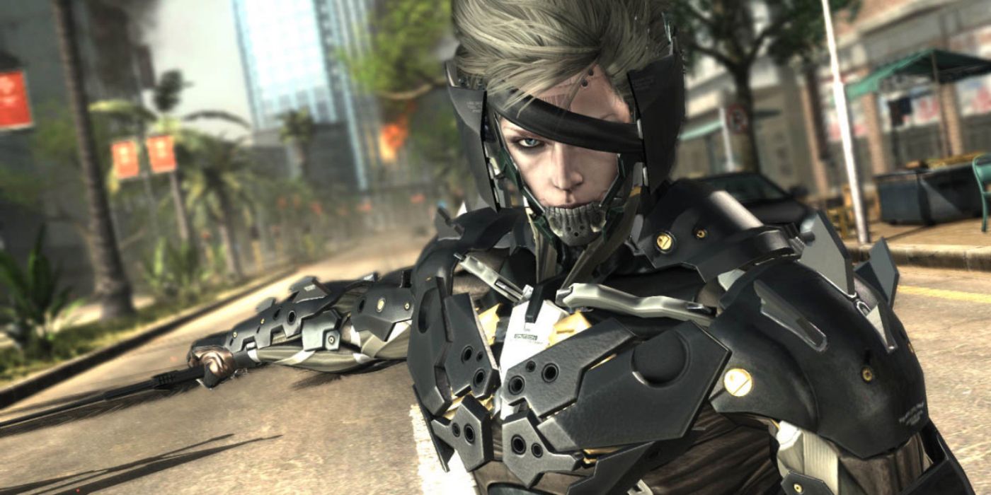 Metal Gear Solid Rising Revengeance Screenshot Of Raiden In Full Armor Holding Sword
