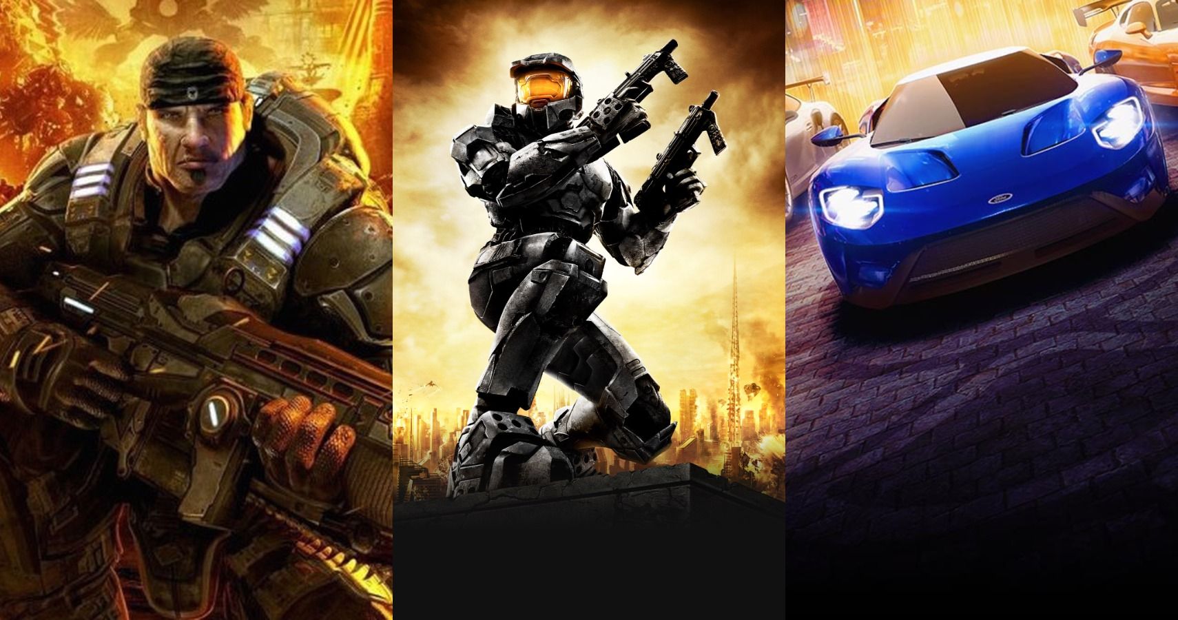 Microsoft Franchises Halo Gears Forza Cover