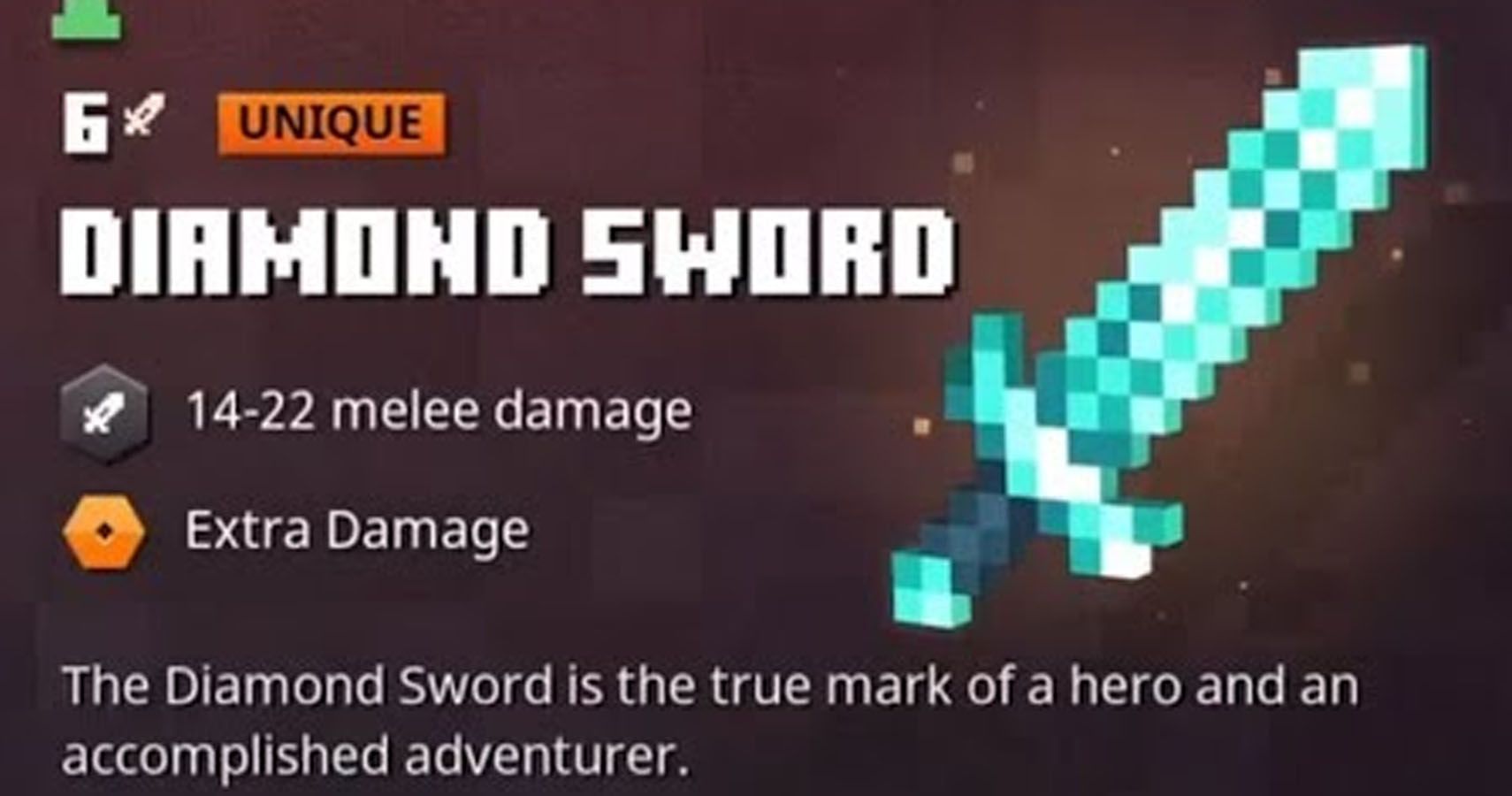 Diaomond sword stats