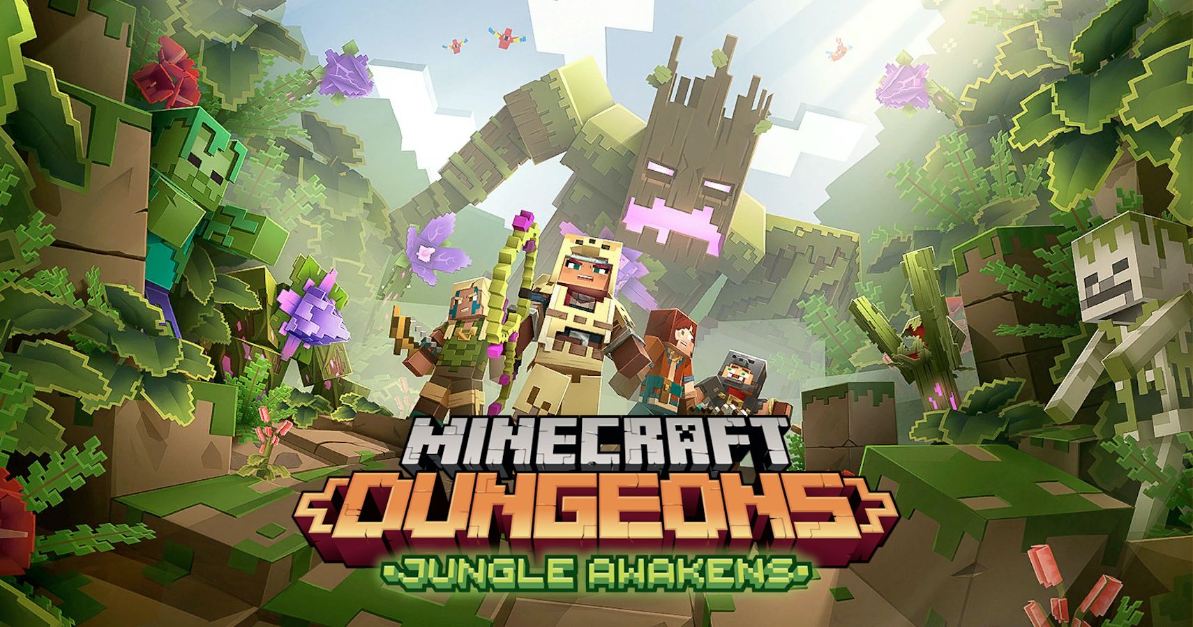 Minecraft Dungeons Is Jumping Into Jungle Action With First DLC Coming July