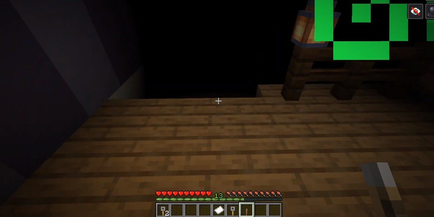 Minecraft horror map The Stalker multiplayer map dark stairway