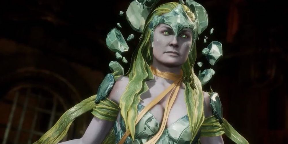 Mortal Kombat 11 close up of Cetrion