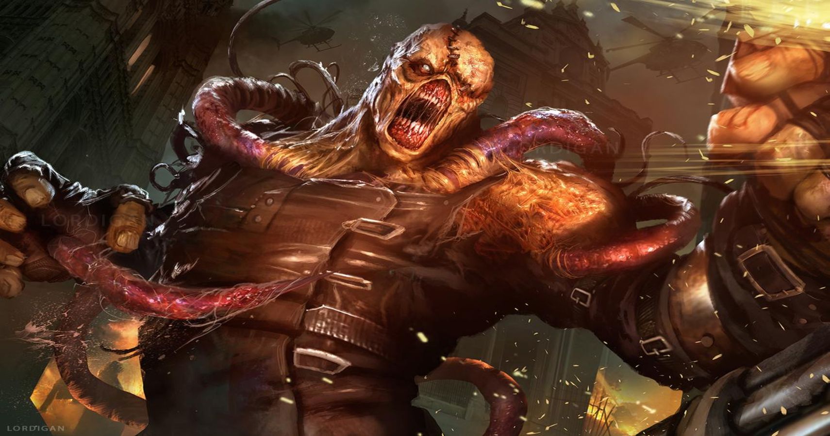 Resident Evil: 10 Pieces Of Nemesis Fan Art We Love