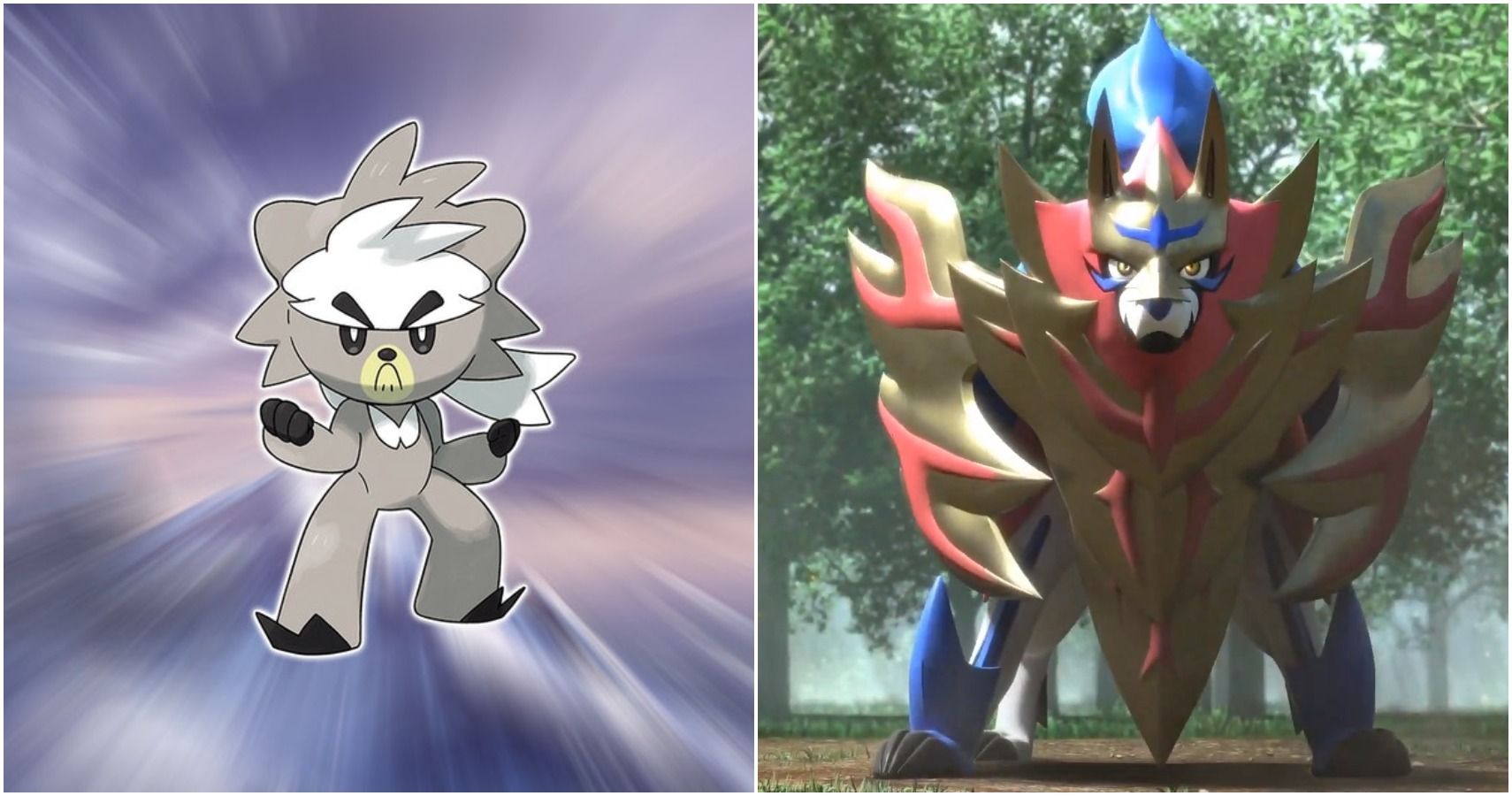 Pokémon Sword and Shield legendaries Zacian, Zamazenta and
