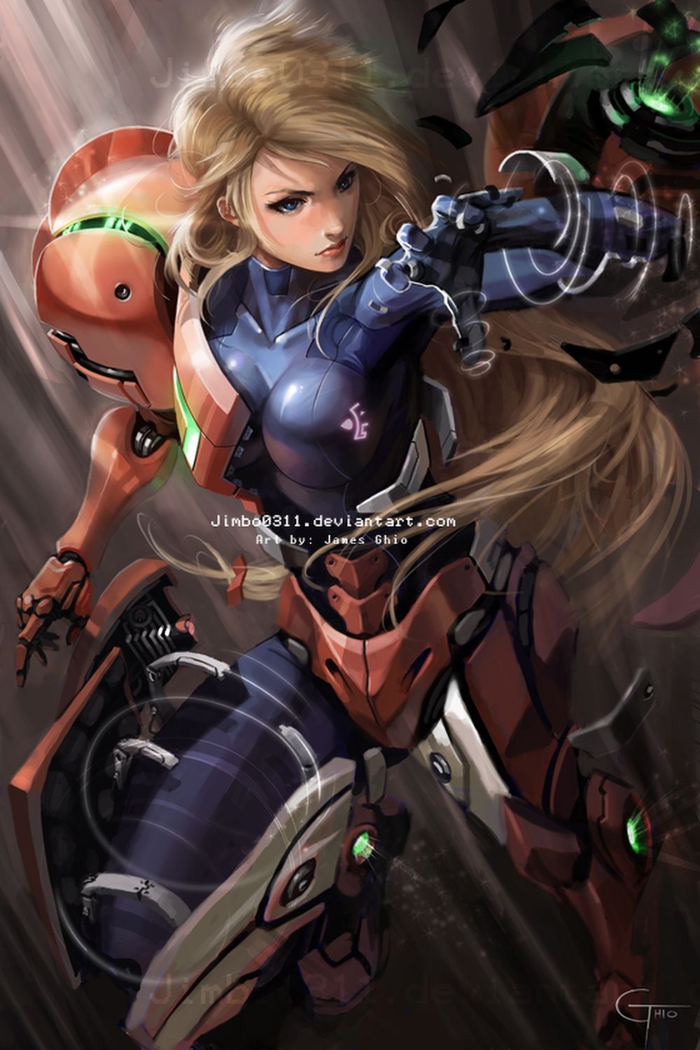 Metroid Awesome Pieces Of Samus Fan Art You Have To See